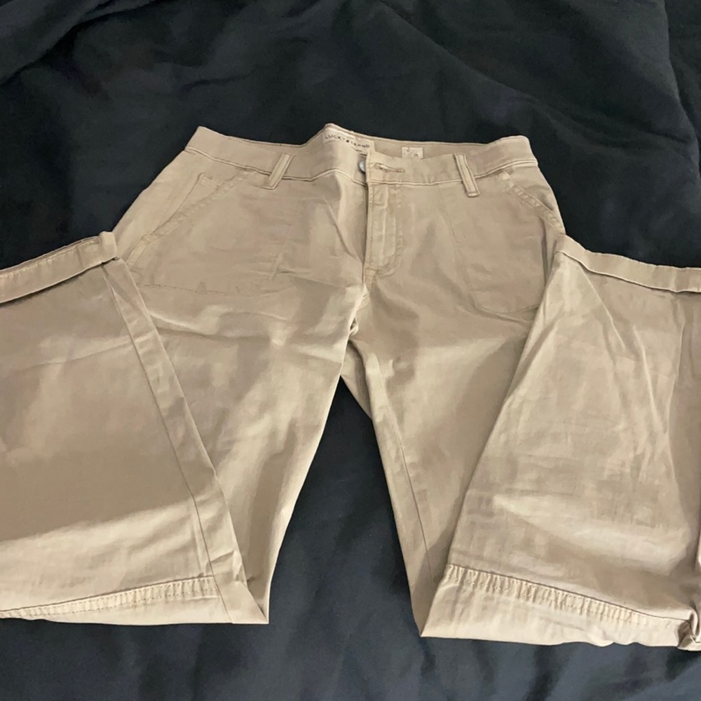 2 for $60! 
Lucky brand tan cargo pants